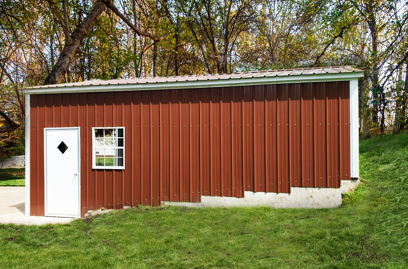 Legacy steel building garages 